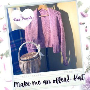 NWT Free People Glow for It Cardi Blossom S